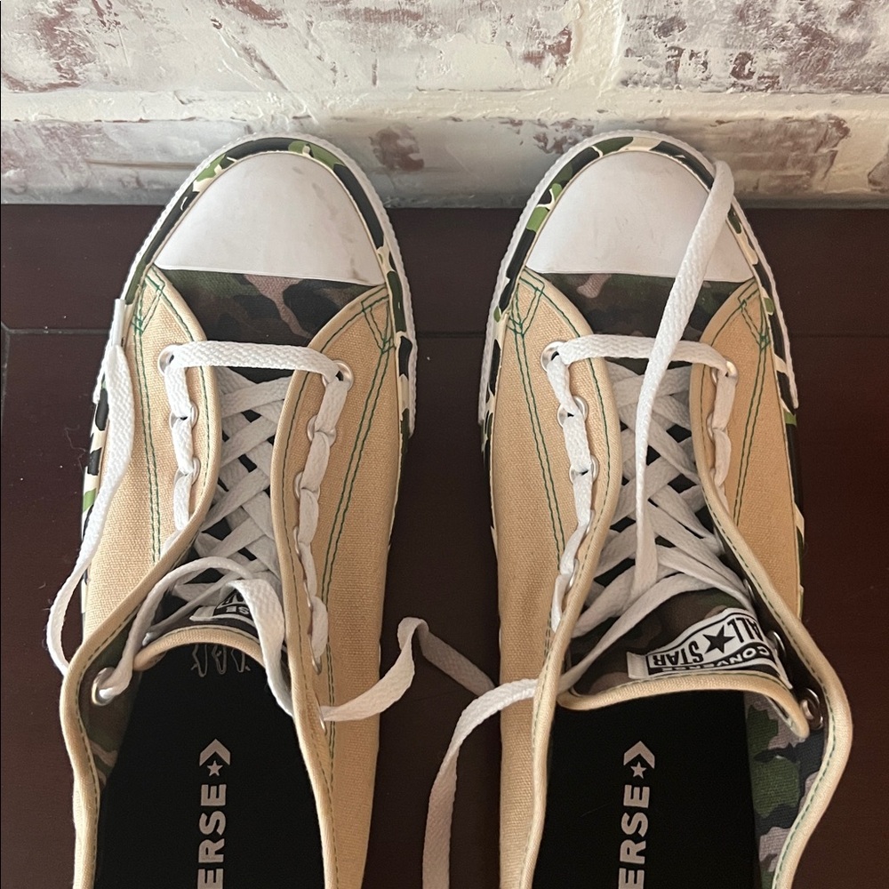 Converse All Star Camouflage Canvas two tone Sneakers mens size 11